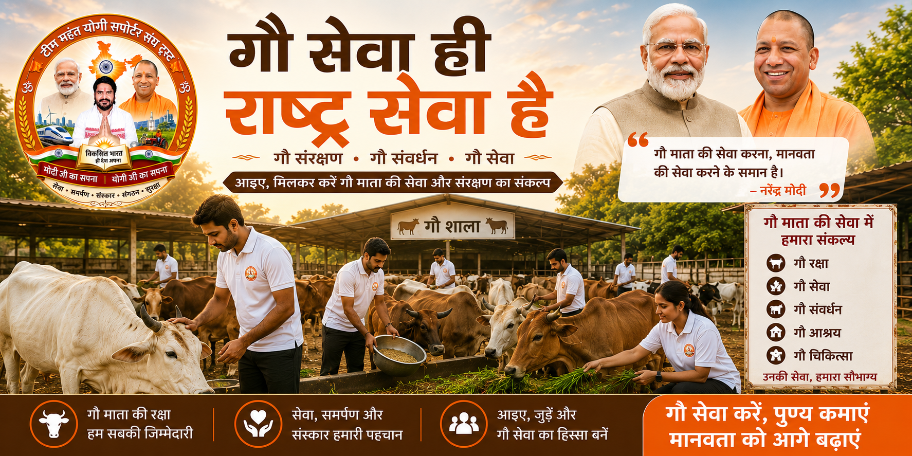 टीम महंत योगी सपोर्टर संघ